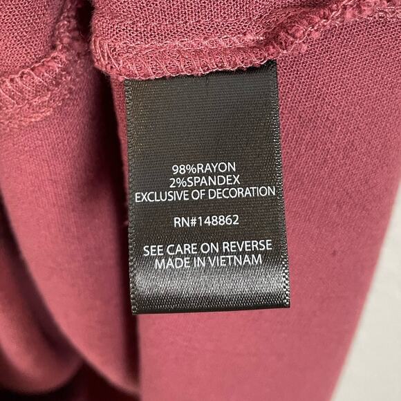 Torrid Mini Lenny Smocked Waist Dress in Wild Ginger Burgundy Plus Size 4 - Picture 5 of 5